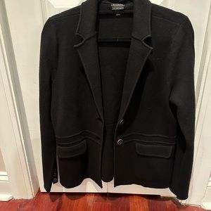 Black sweater blazer